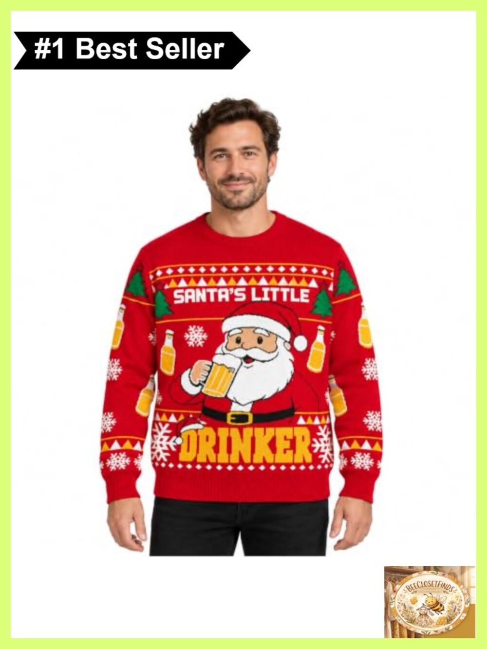Funny Ugly Christmas Sweater Men Women Polyester Knit Pullover